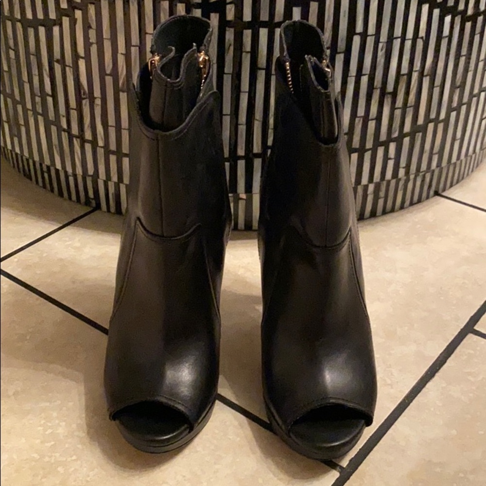 BCBGeneration Peep-Toe Boots